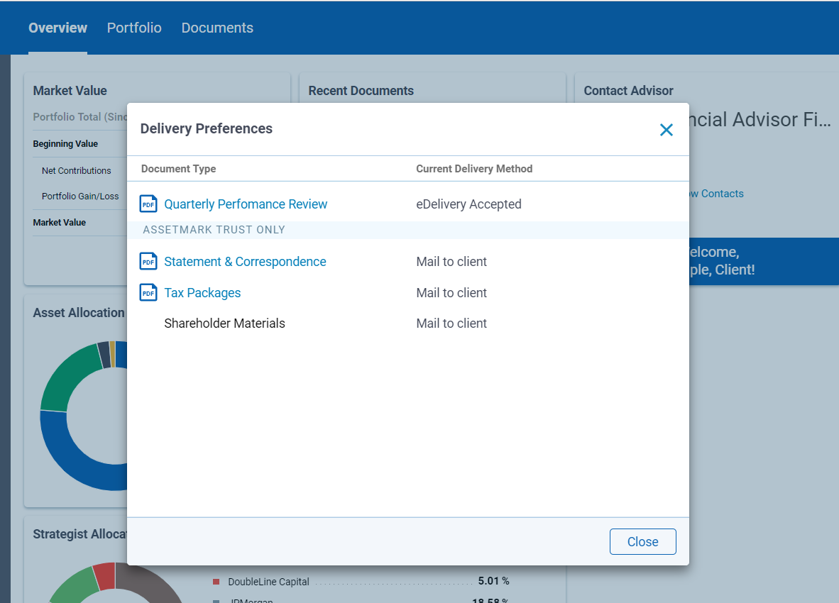 Step 5: Confirm Delivery Preferences